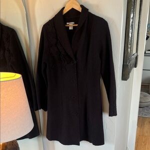 100% wool long blazer